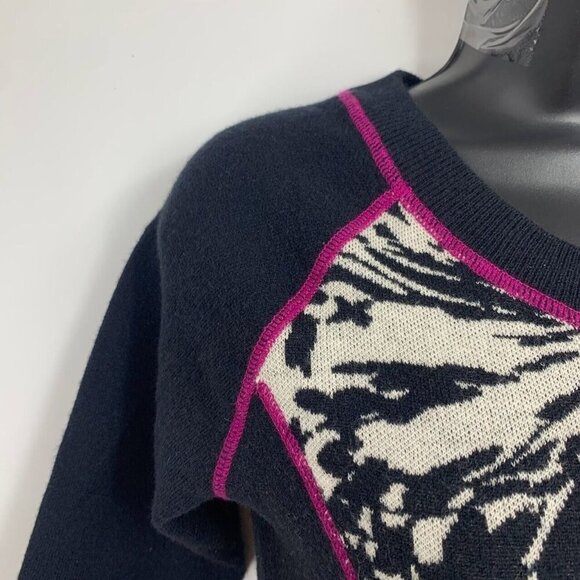 Title Nine Women's Merino Wool Blend Pockets Graphic Pattern Mini Dress Size XS - Picture 3 of 12